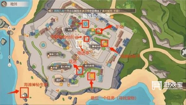 七个未解之迷的地图位置清单