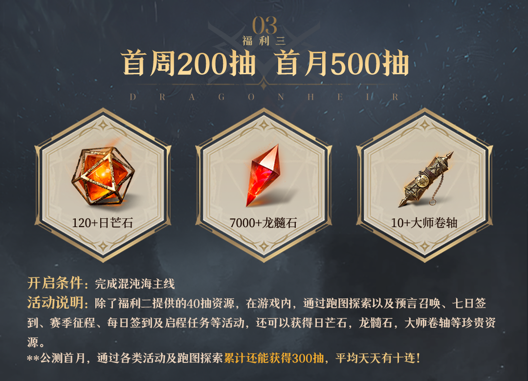 卡牌游戏最顶福利！500抽、17位英雄免费送，《龙息：神寂》卷麻了