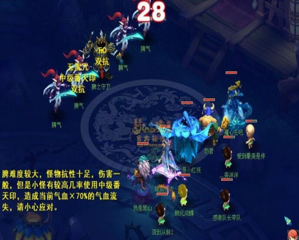 《梦幻西游》通天河五脏击杀顺序攻略