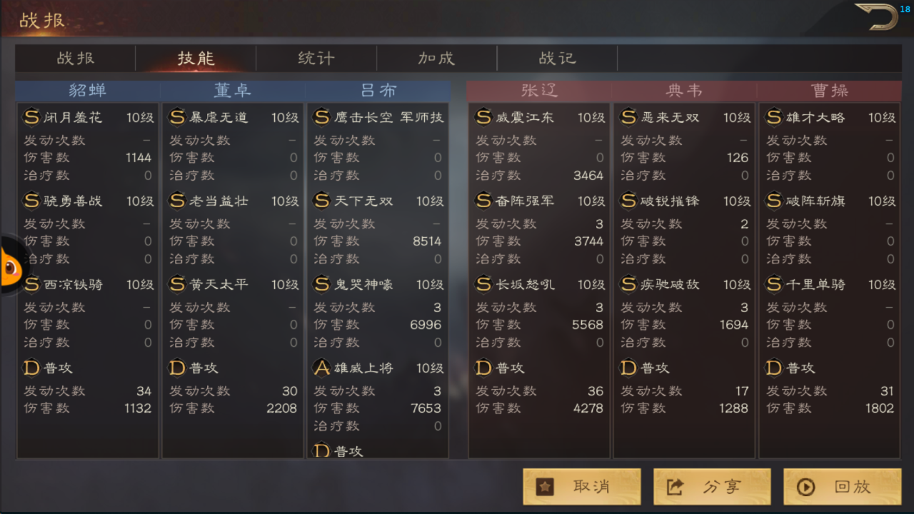 《三国群英传：鸿鹄霸业》实战战报系统介绍