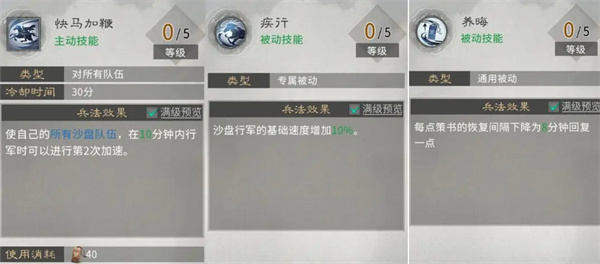 三国天下归心风系兵法加点推荐